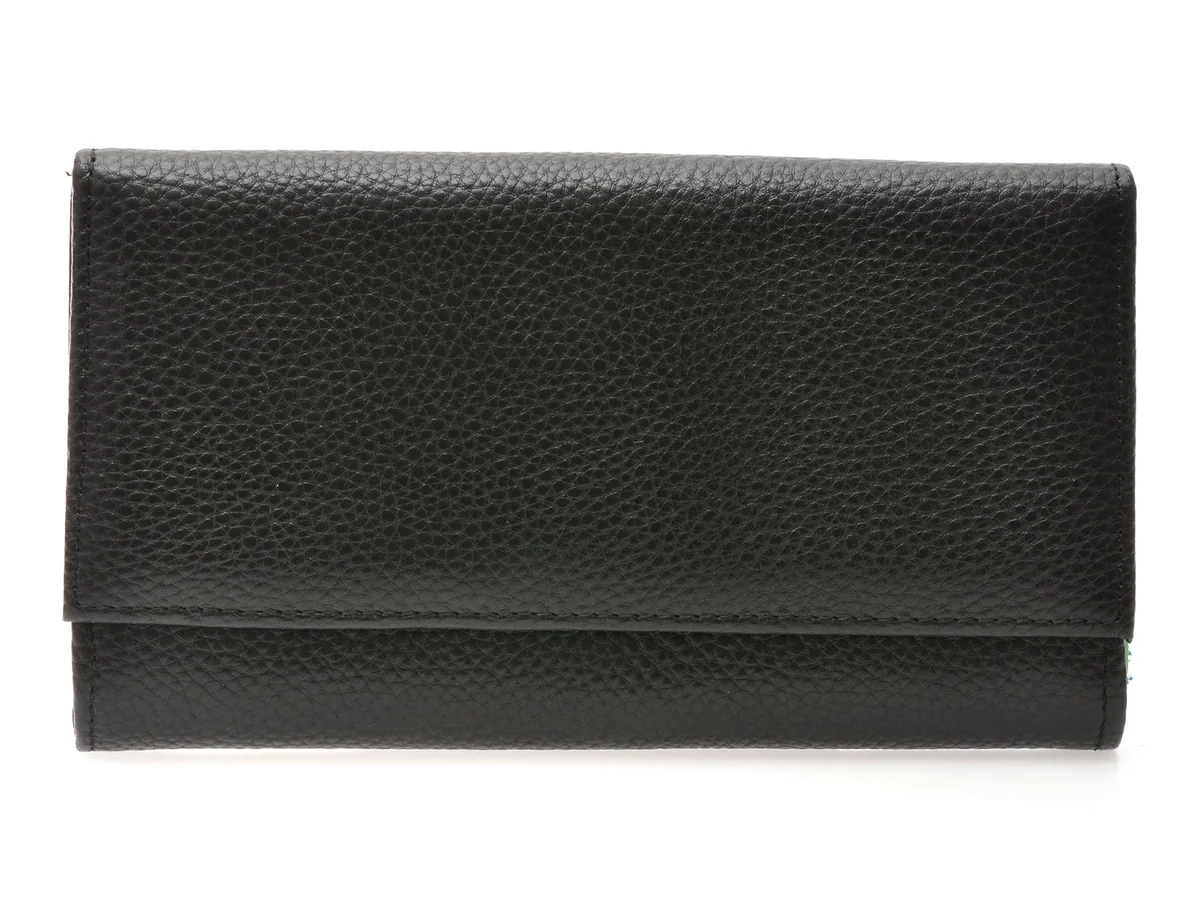 Portofel Negru, D7046, Din Piele Naturala