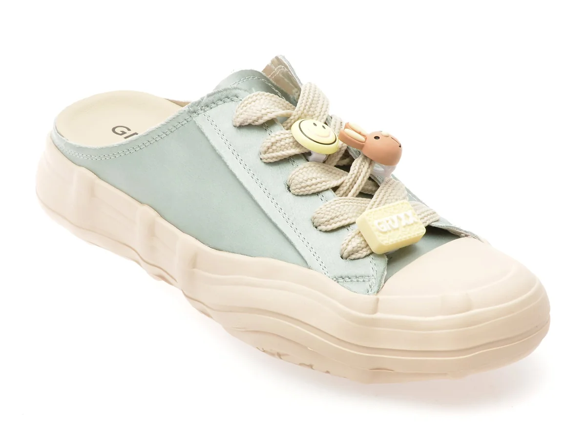 Papuci GRYXX Verzi, 21092, Din Material Textil