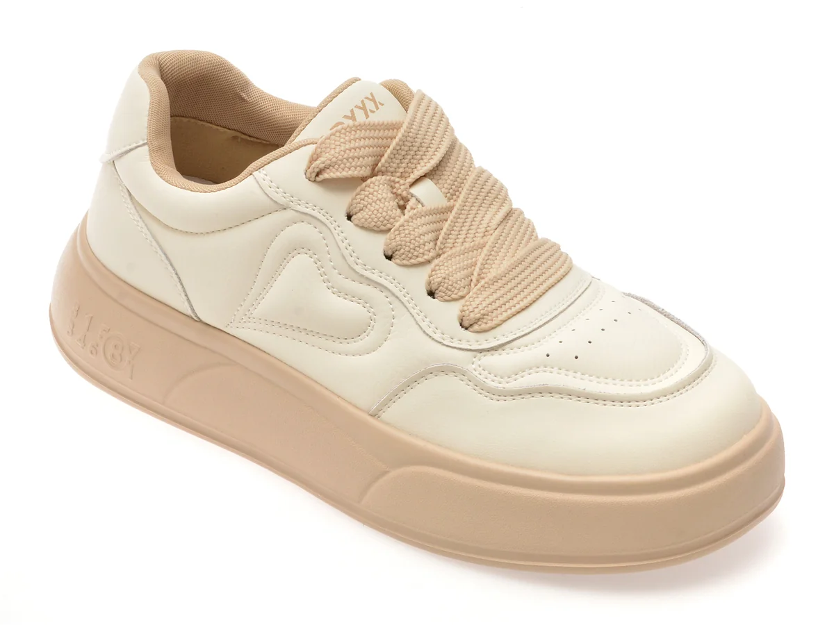 Pantofi Sport GRYXX Bej, 798, Din Piele Naturala