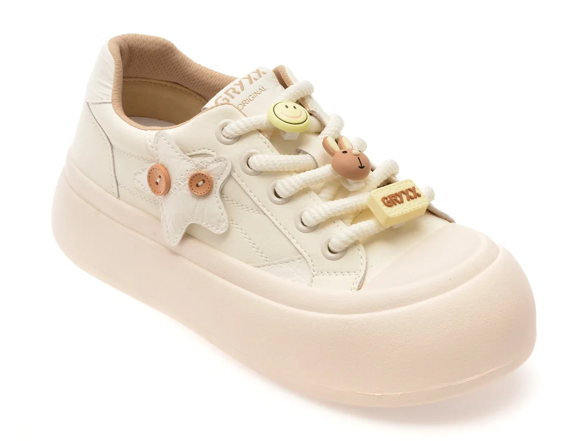Pantofi Sport Gryxx Albi, 6857, Din Piele Naturala
