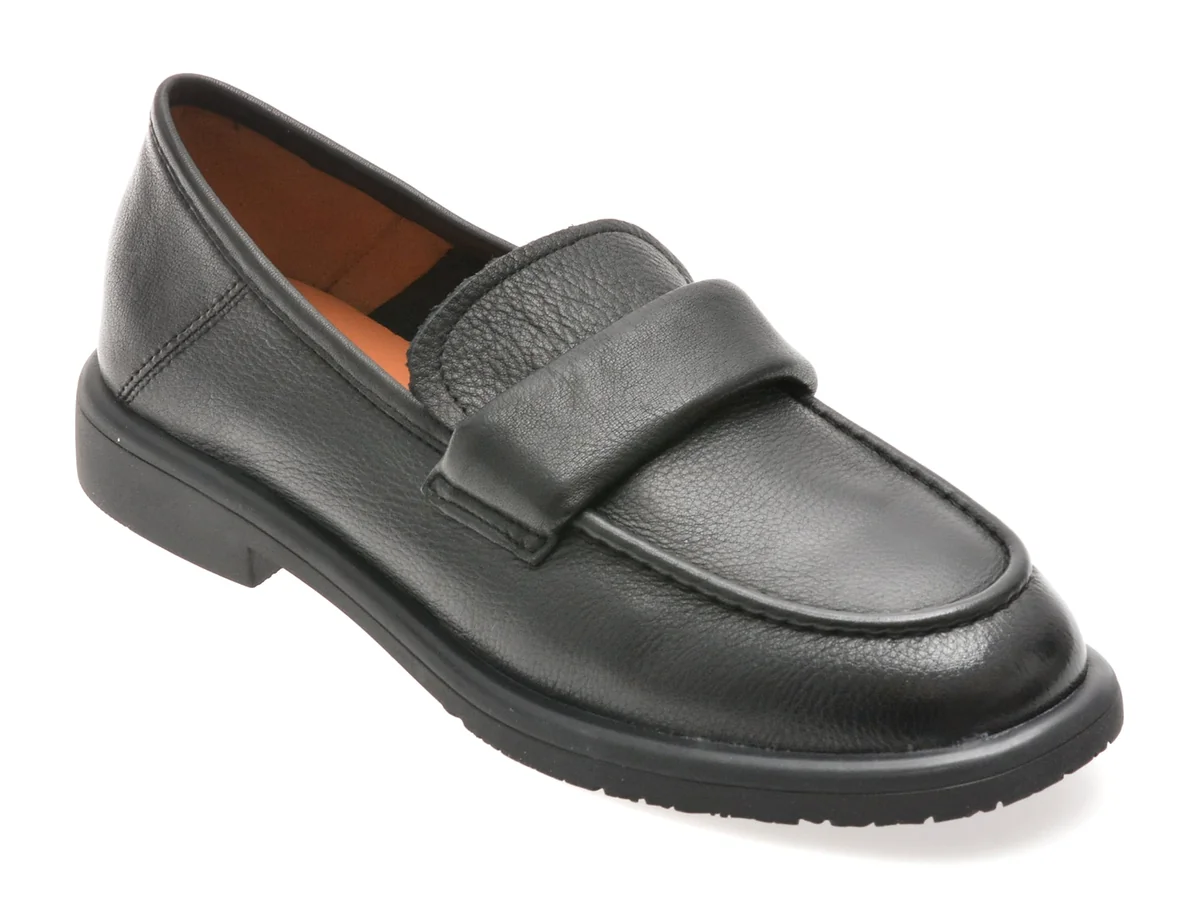 Mocasini Image Negri, 2307, Din Piele Naturala