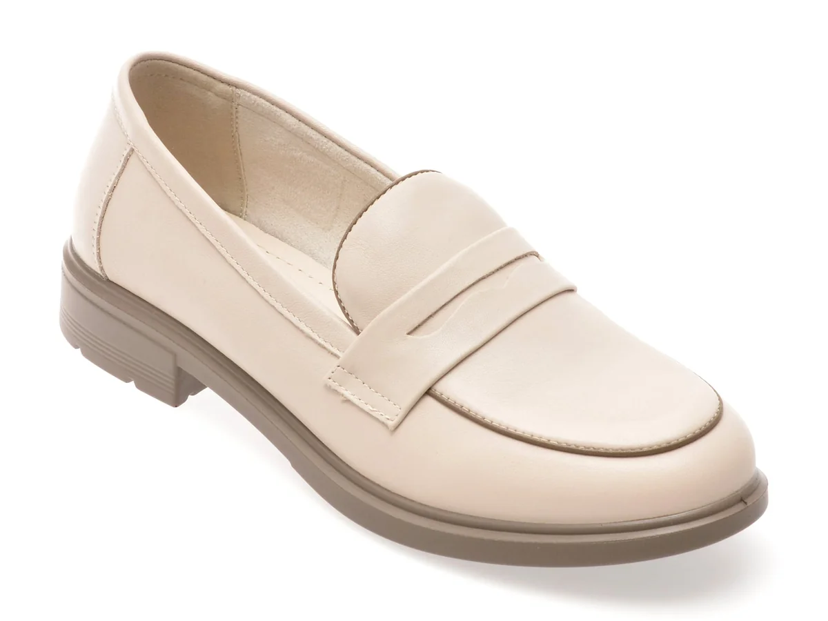 Mocasini GRYXX Nude, 37718, Din Piele Naturala