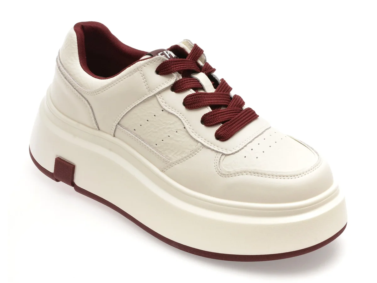 Pantofi Sport Epica Albi, 556, Din Piele Naturala