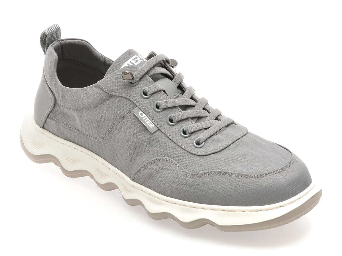 Pantofi Sport Otter Gri, 5208, Din Material Textil