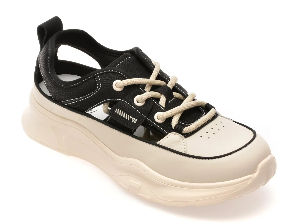 Pantofi Sport Flavia Passini Negri, 70136, Din Piele Naturală