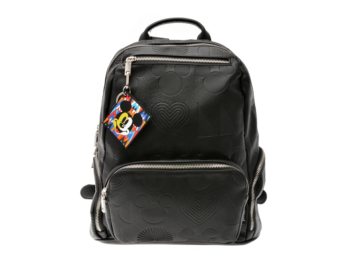 Rucsac Desigual Negru, SAKP04, Din Piele Ecologica