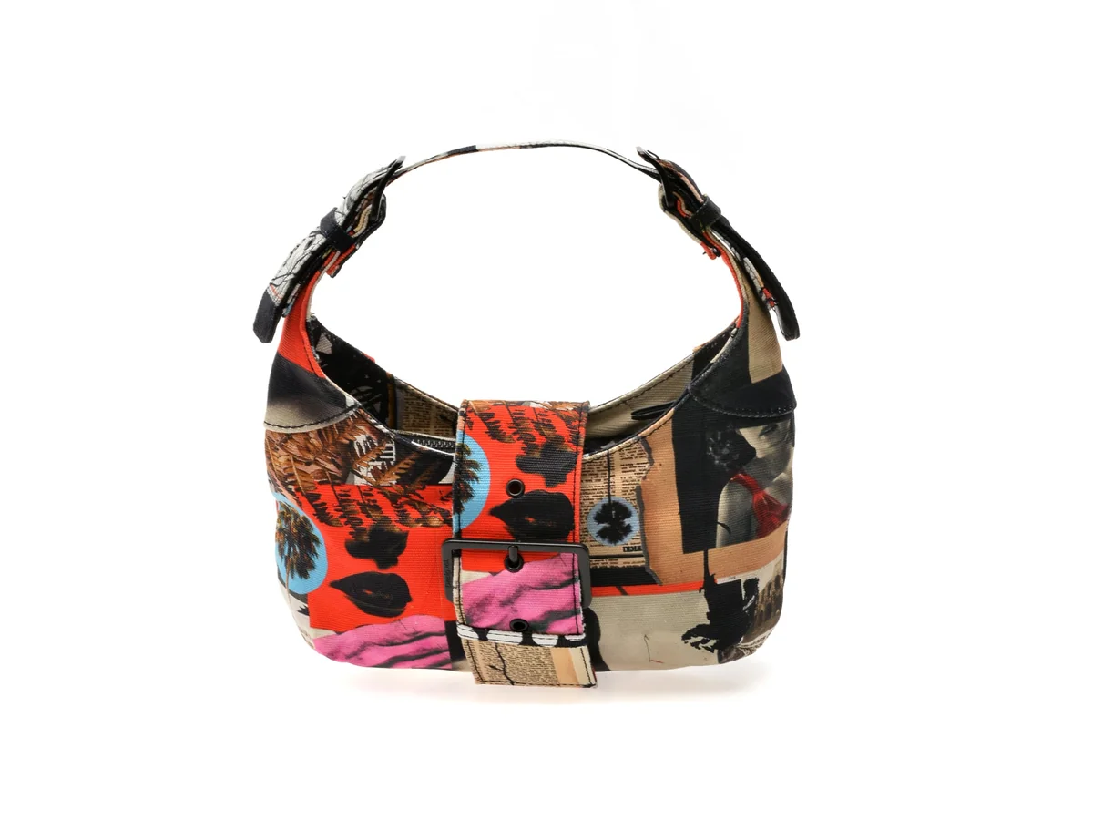 Geanta Desigual Multicolor, SAXA16, Din Material Textil