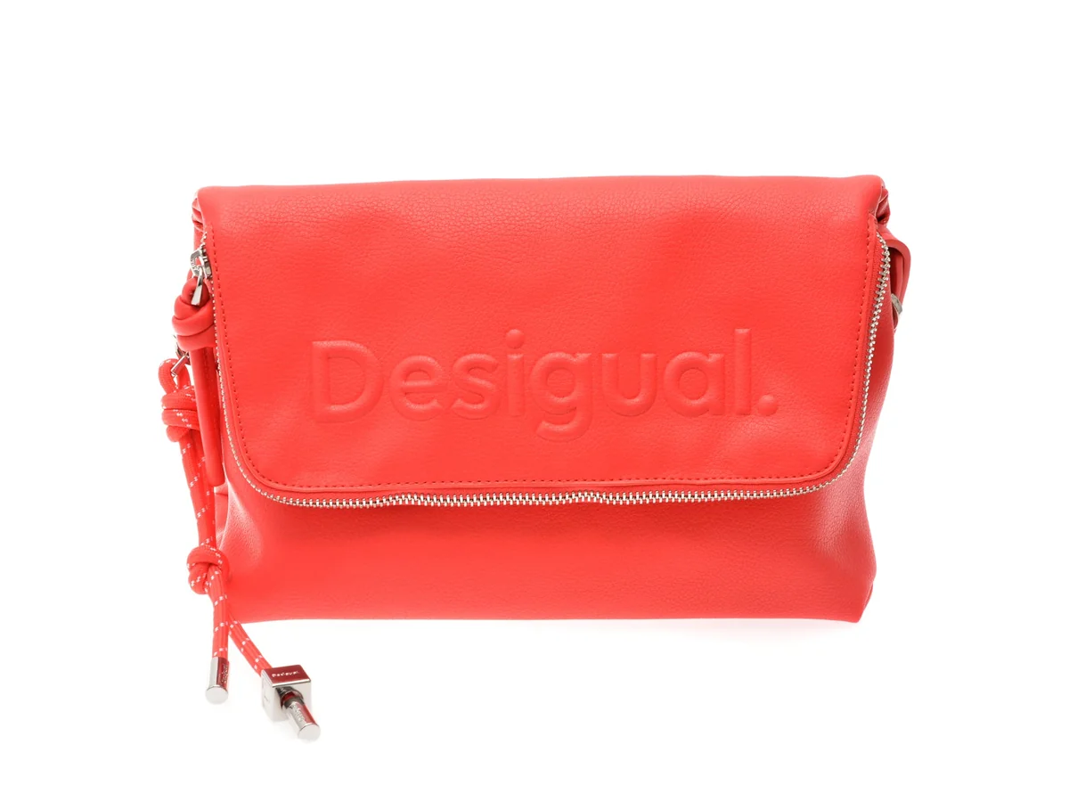 Geantă Desigual Roșu, SAXPCD, Din Piele Ecologică