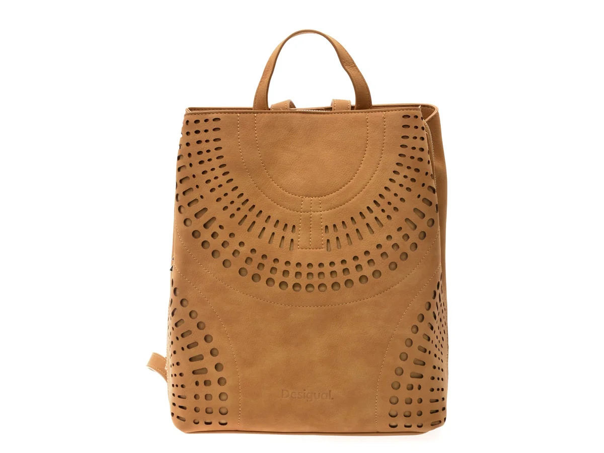 Rucsac Desigual Maro, SAKP13, Din Piele Ecologica