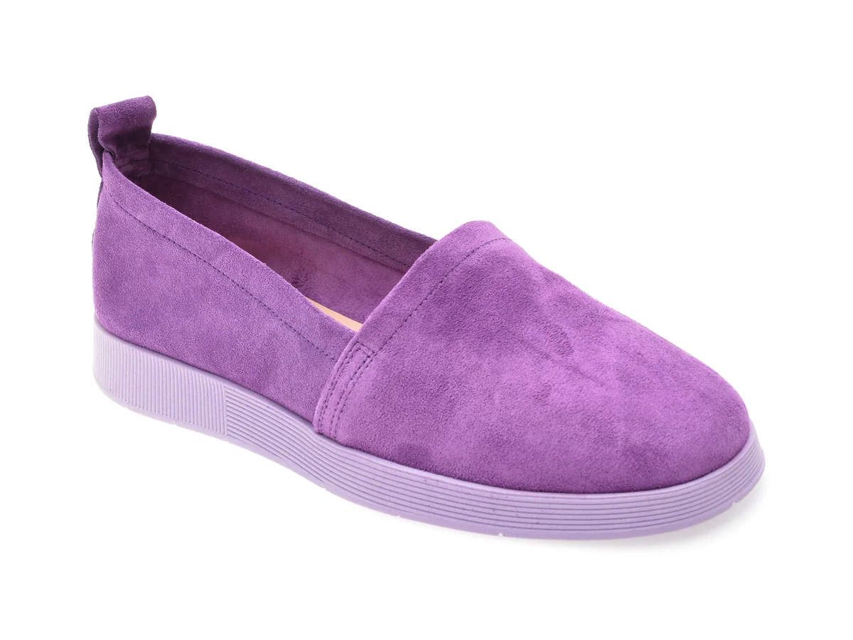 Pantofi GRYXX Mov, 3642513, Din Piele Intoarsa