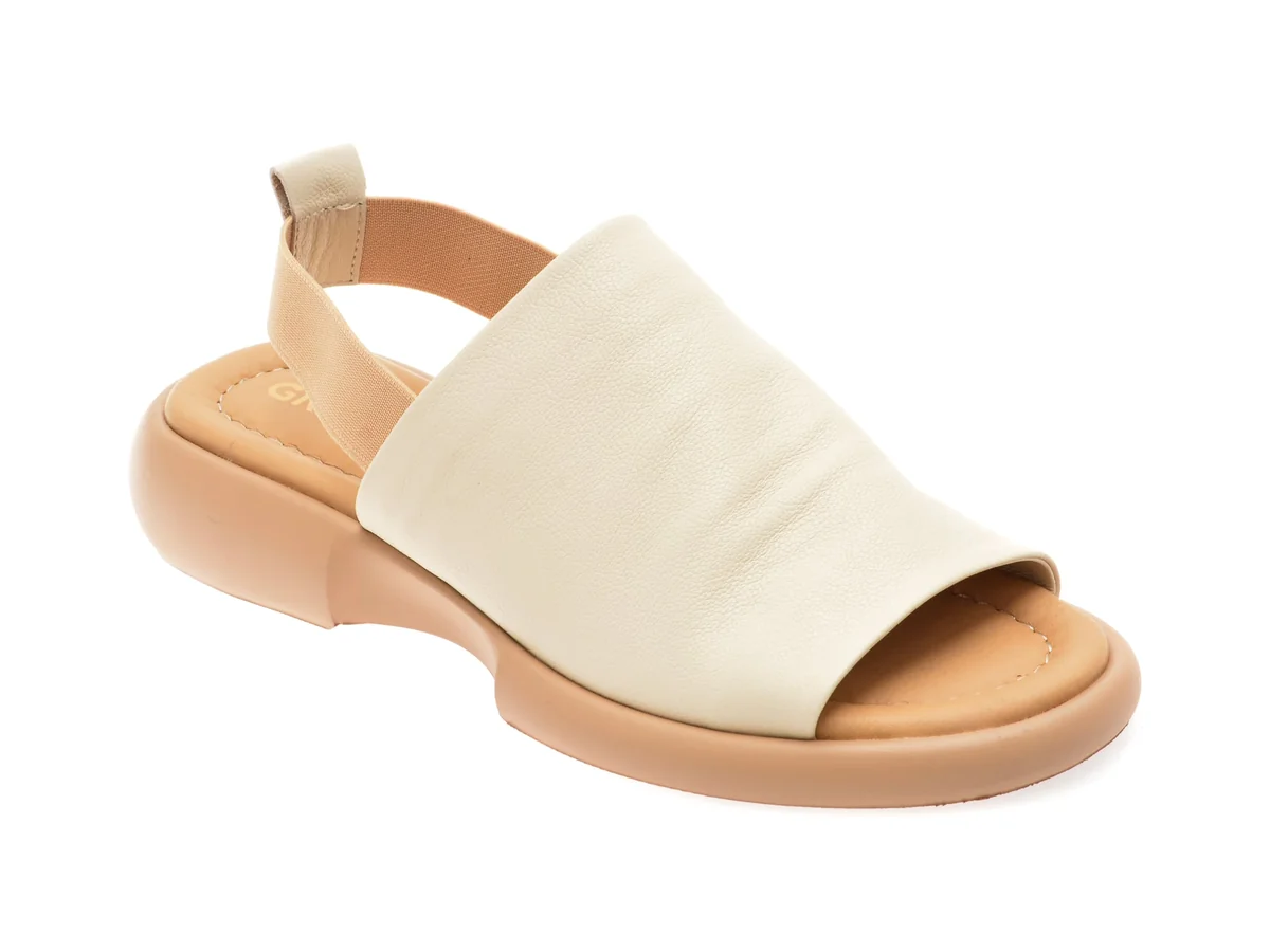Sandale GRYXX Bej, 734106, Din Piele Naturală