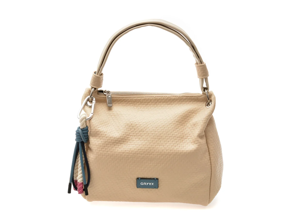 Geanta GRYXX Bej, 2420287, Din Piele Ecologica