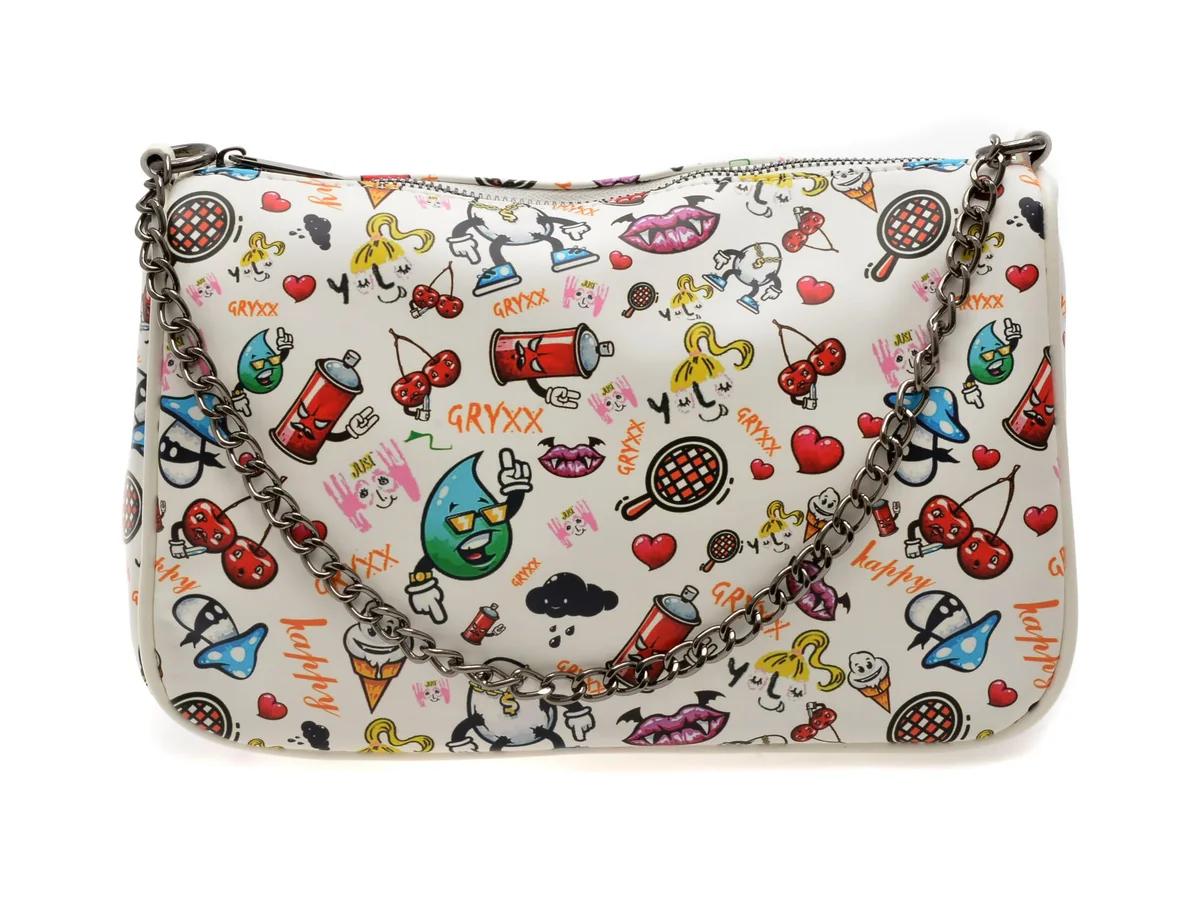 Geanta GRYXX Alba, 2400331, Din Piele Ecologica