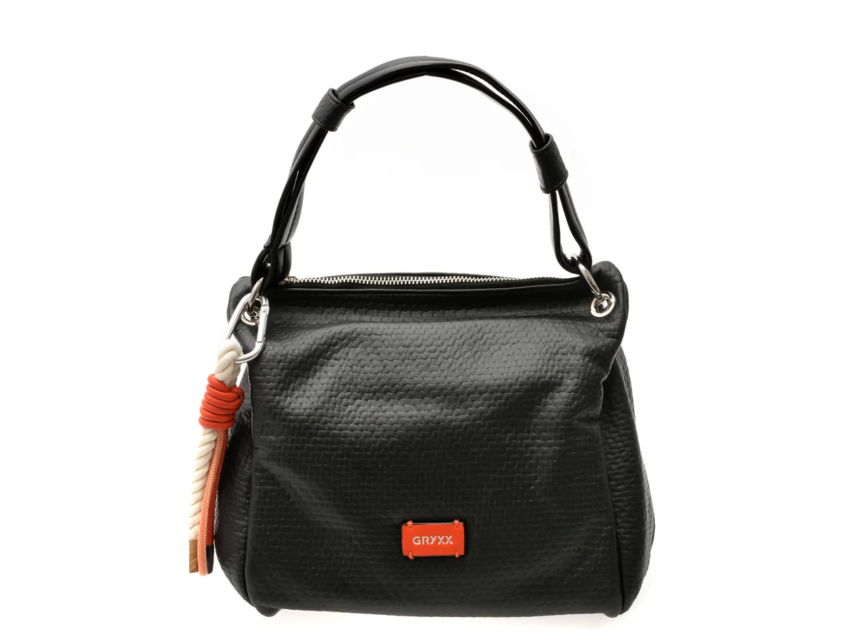 Geanta GRYXX Neagra, 2420287, Din Piele Ecologica