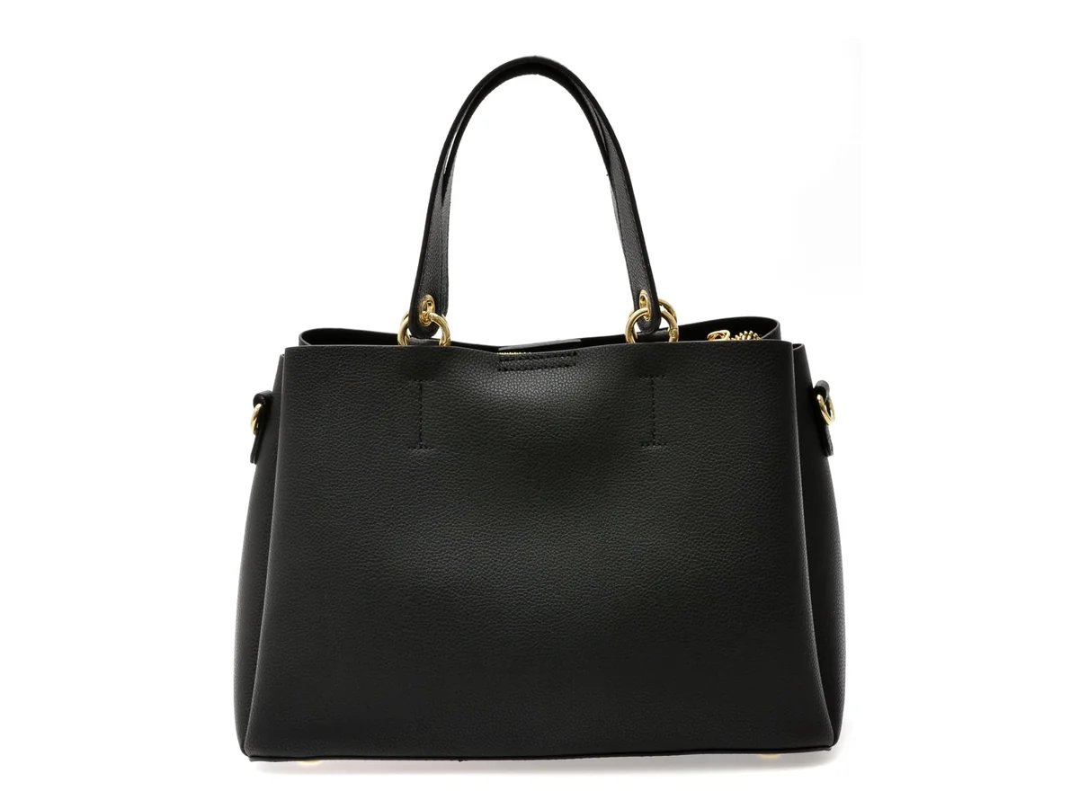 Geanta Epica Neagra, 8201376, Din Piele Ecologica