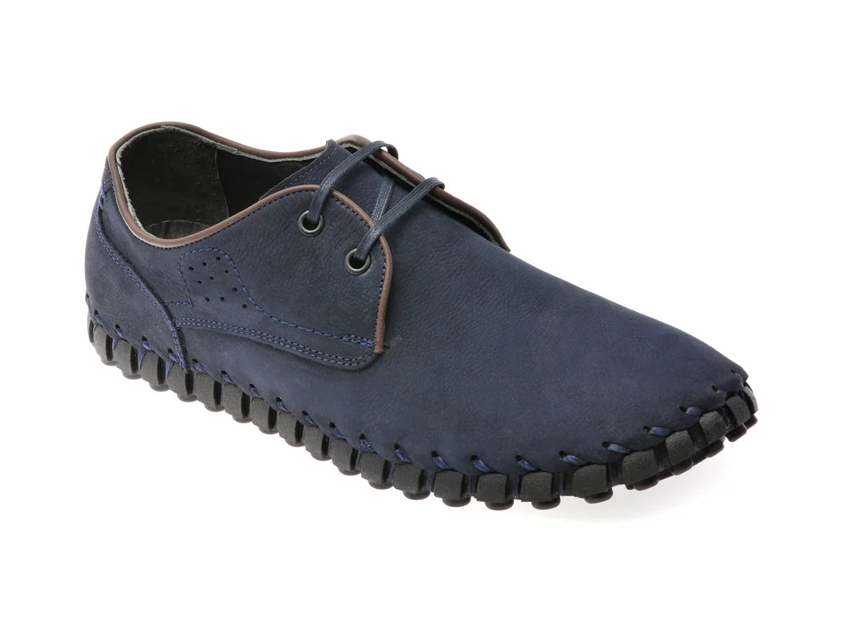Pantofi GRYXX Bleumarin, 71616, Din Nabuc