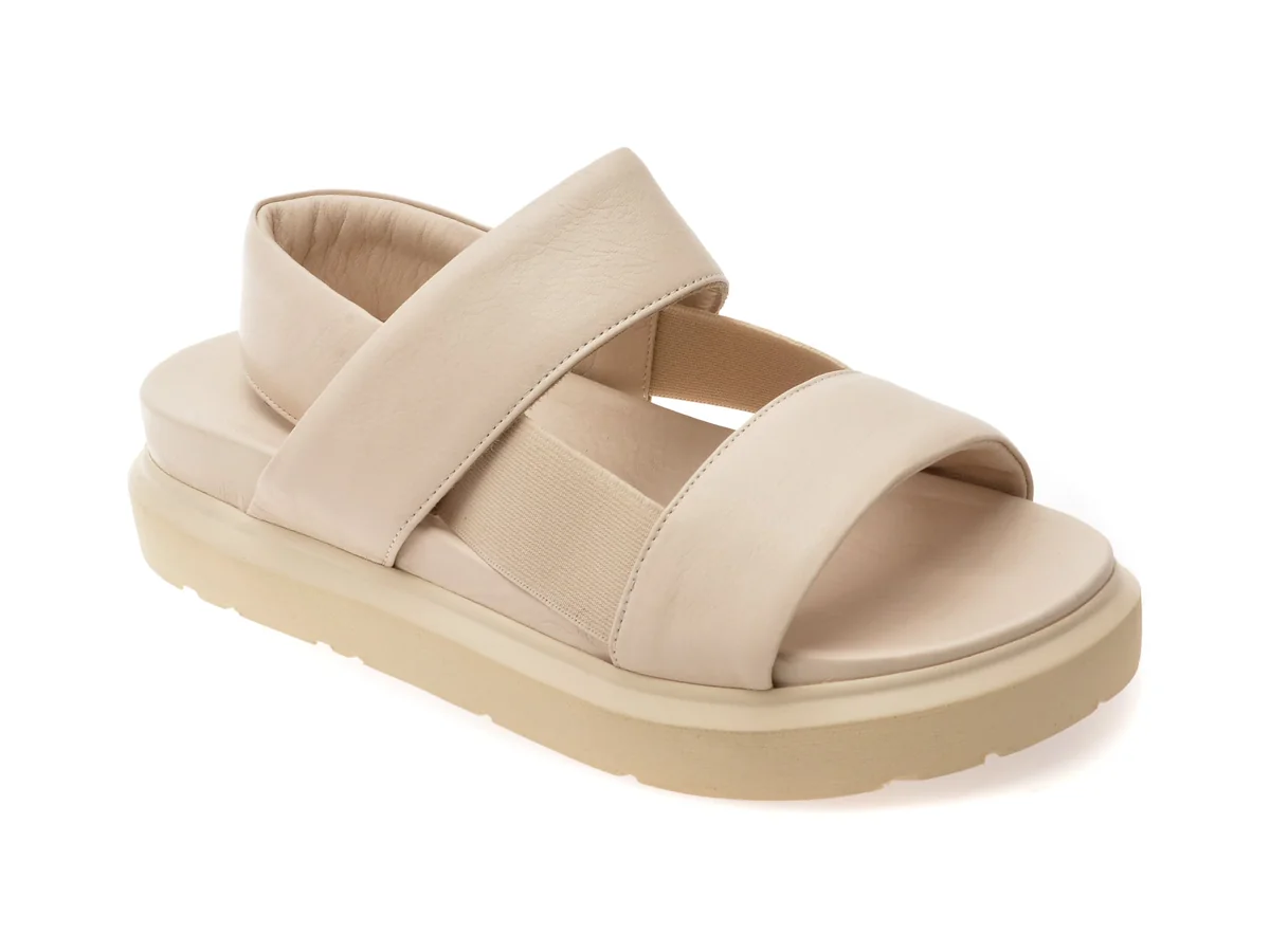 Sandale GRYXX Bej, 3772069, Din Piele Naturală