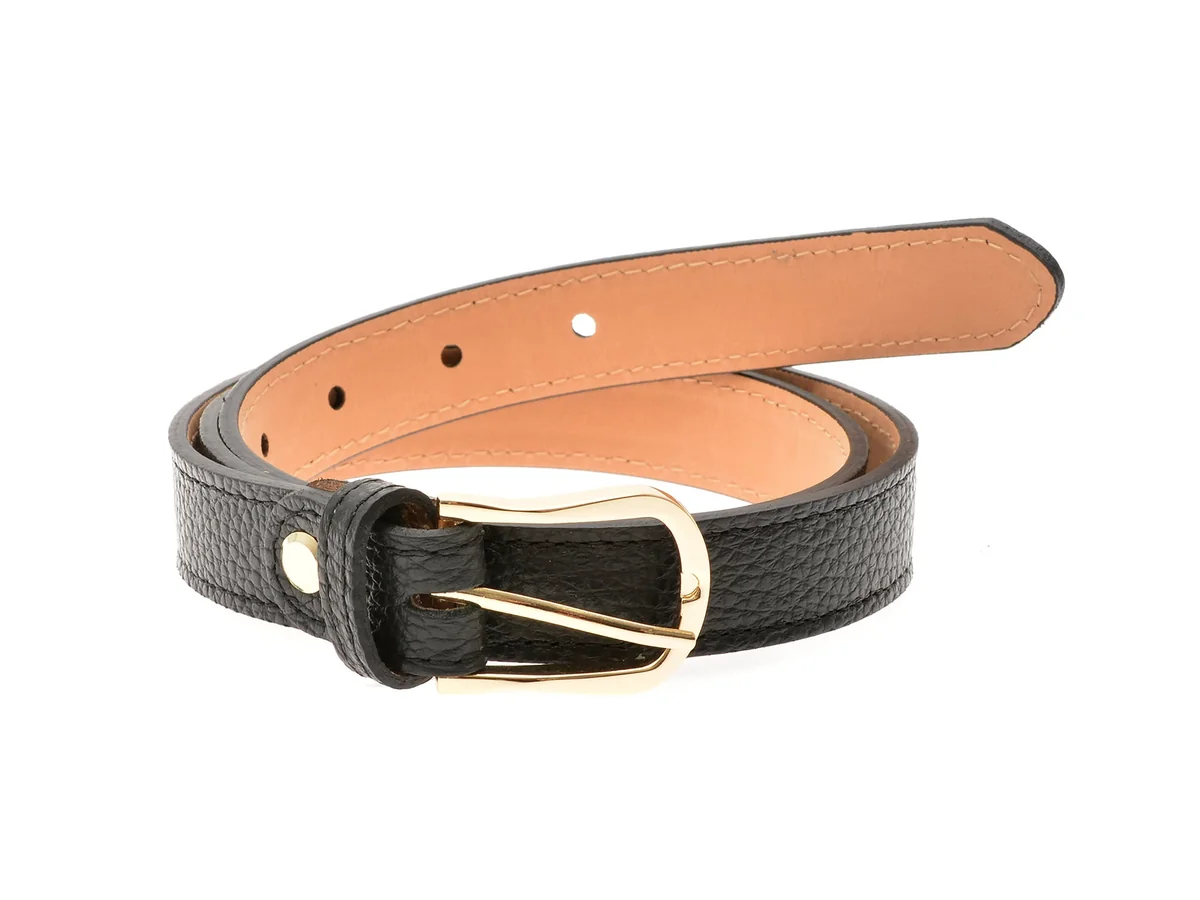 Curea Epica Neagra, F33, Din Piele Naturala