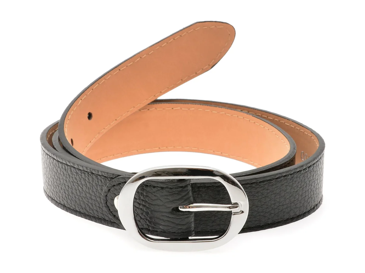 Curea Epica Neagra, F32, Din Piele Naturala