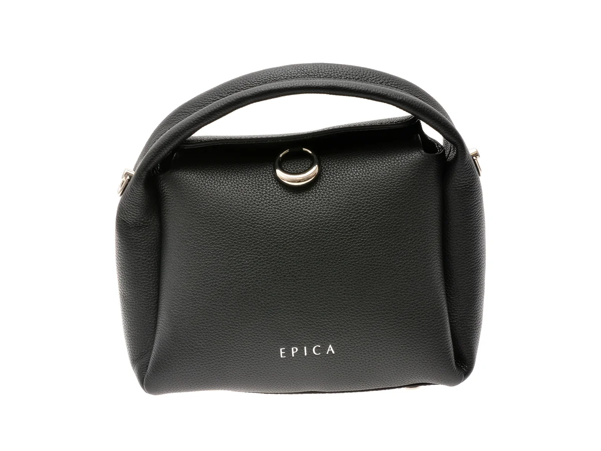 Geanta Epica Neagra, 203901, Din Piele Naturala