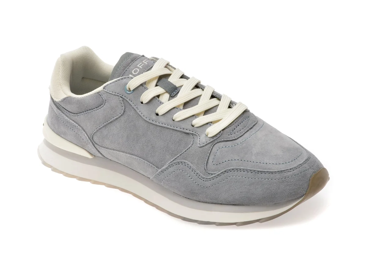 Pantofi Sport HOFF Albaștri, MANCORA, Din Piele Întoarsă