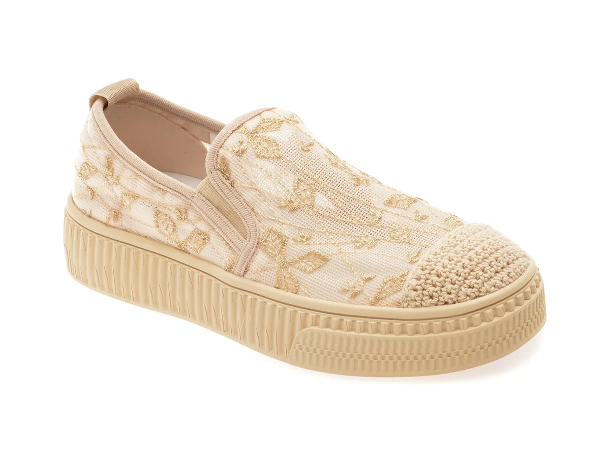 Pantofi GRYXX Nude, 503, Din Material Textil