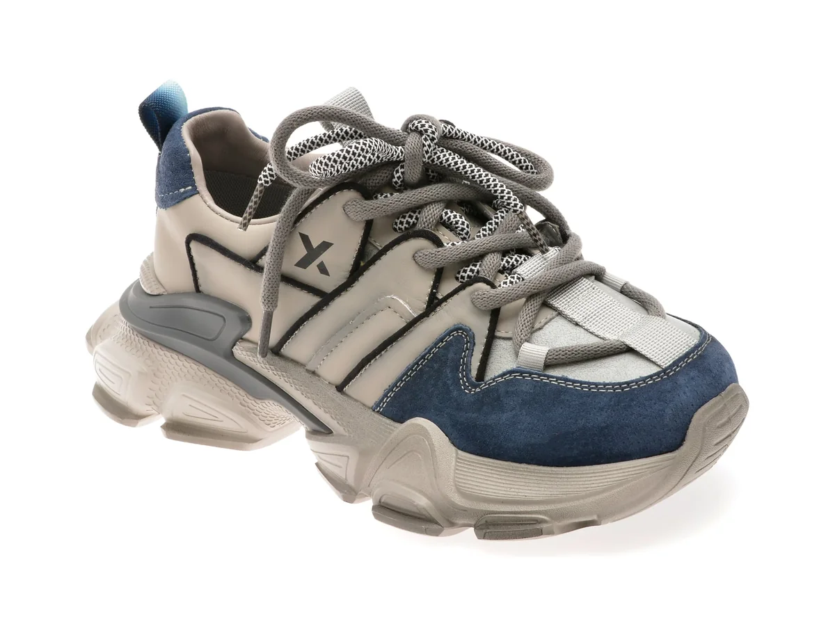 Pantofi Sport GRYXX Gri, 5752, Din Piele Ecologică