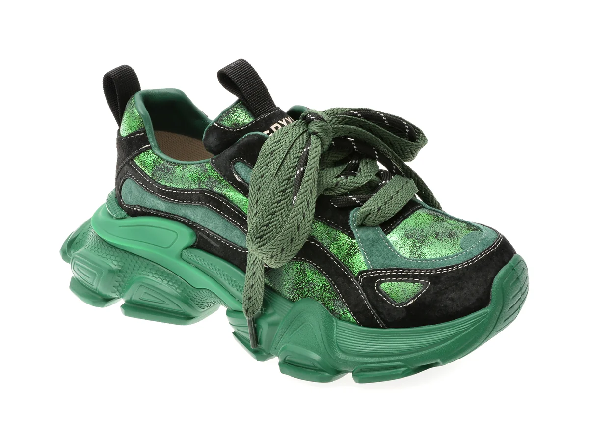 Pantofi Sport Gryxx Negri, 5757, Din Piele Ecologică