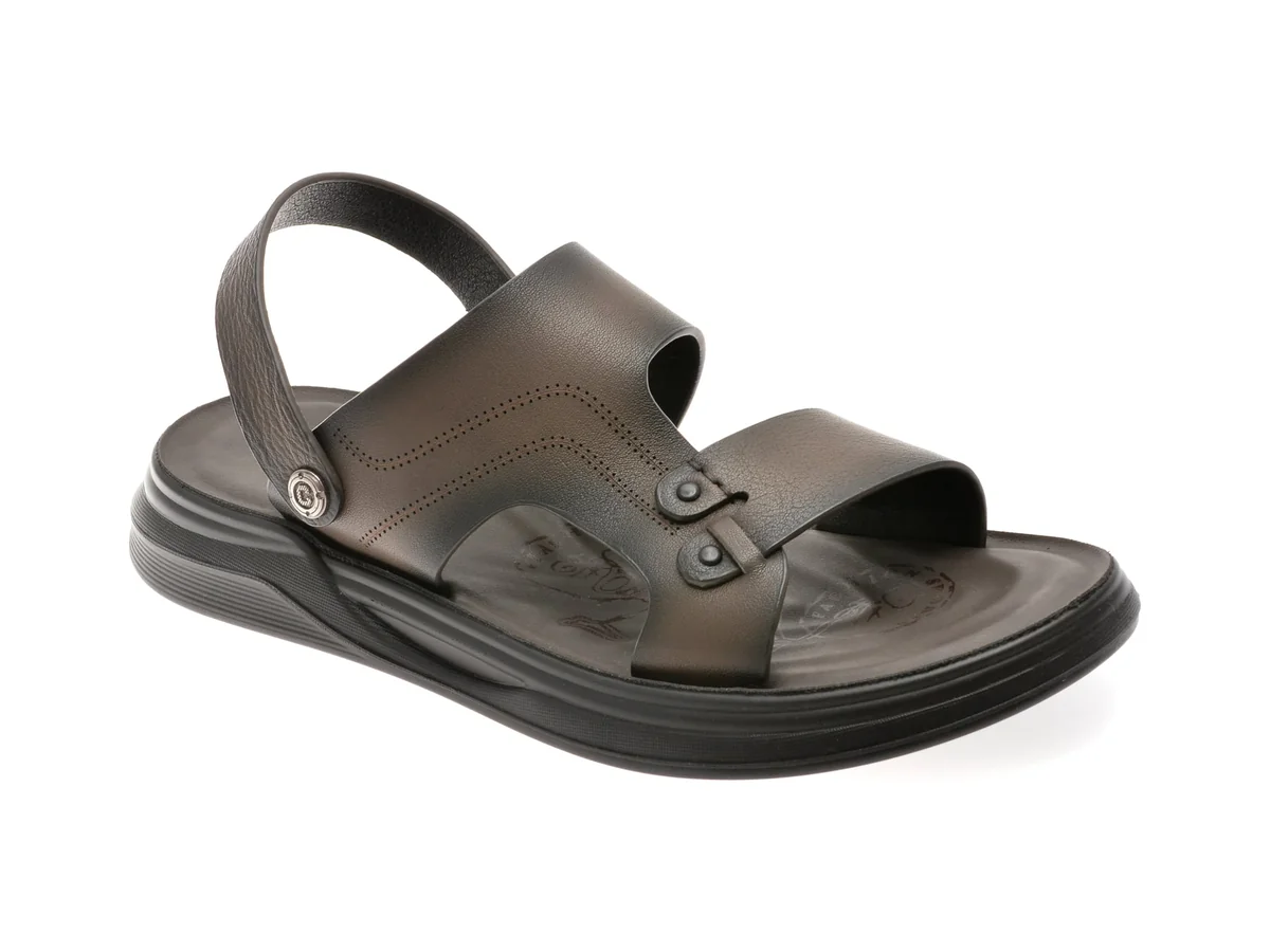 Sandale GRYXX Gri, 53C51, Din Piele Naturala