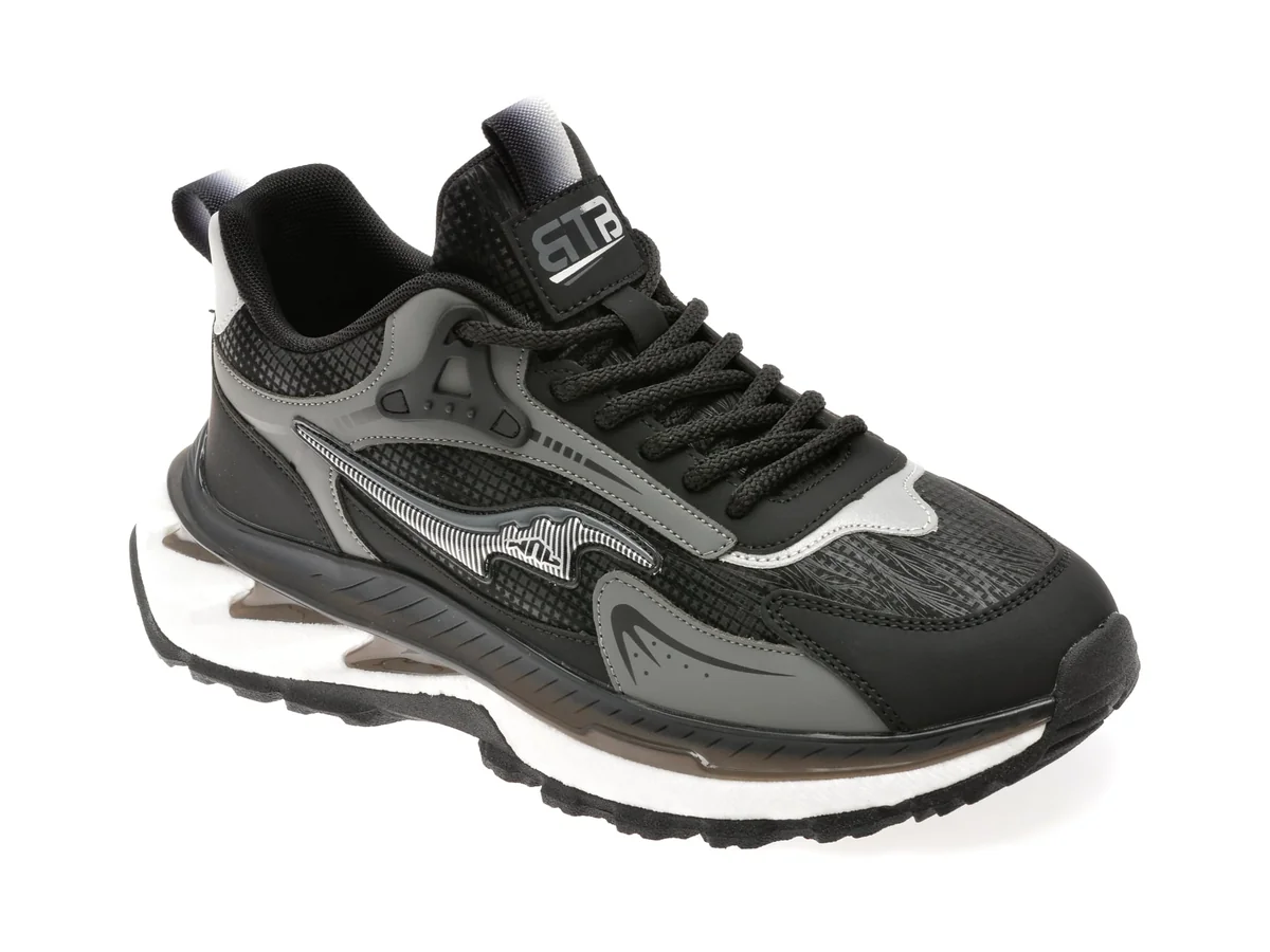 Pantofi Sport Bite The Bullet Negri, 271, Din Piele Ecologica