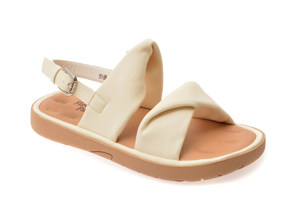 Sandale Flavia Passini Albe, 151, Din Piele Ecologica