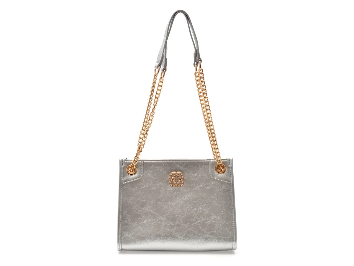 Geanta Epica Argintie, 2667, Din Piele Ecologica