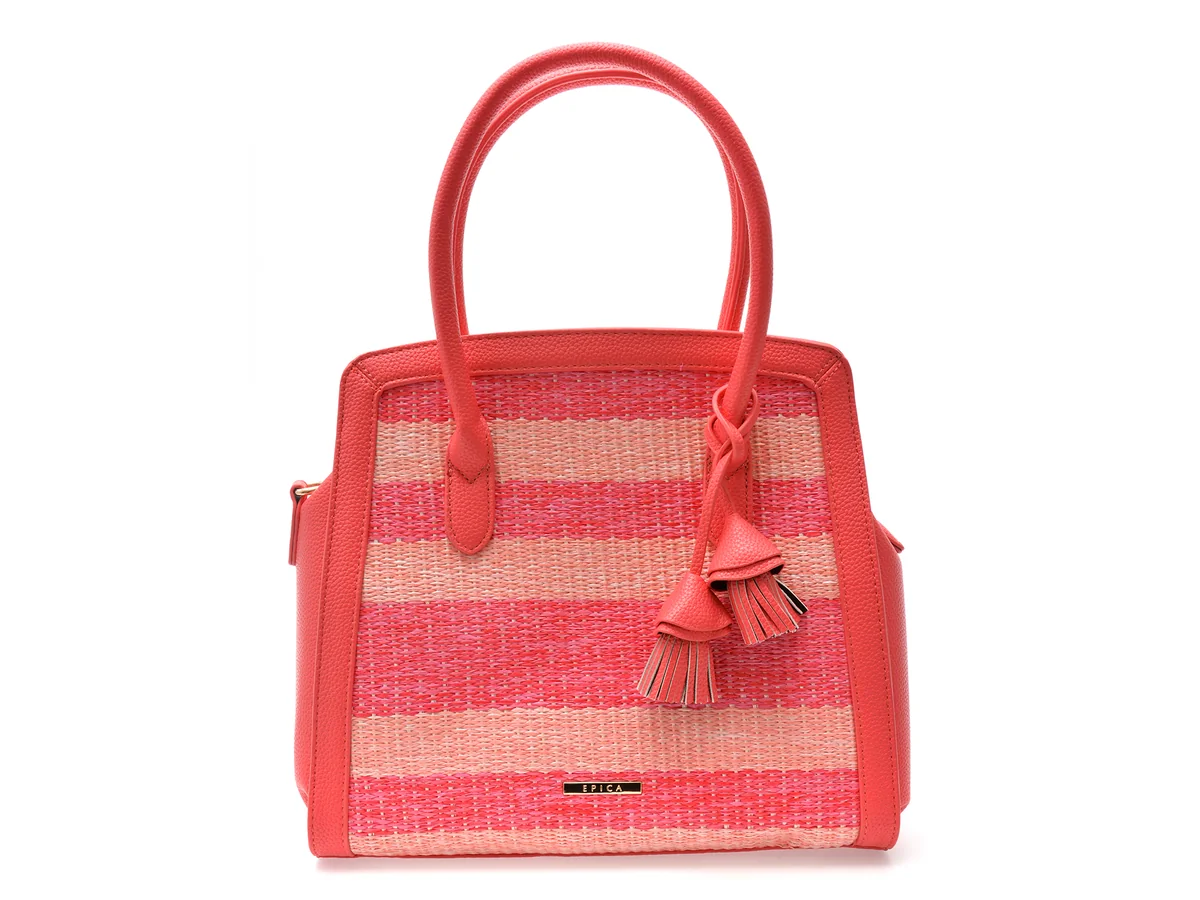 Geanta Epica Fucsia, 118, Din Piele Ecologica