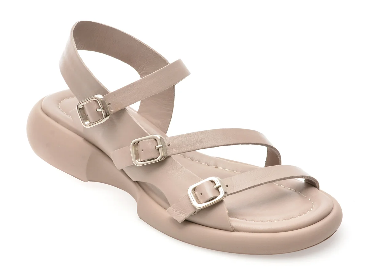 Sandale GRYXX Gri, 734110, Din Piele Naturala