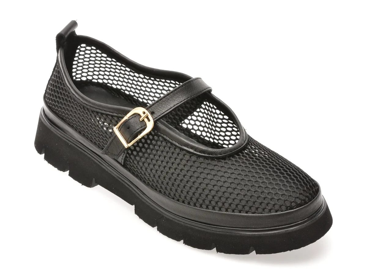 Pantofi GRYXX Negri, 1460205, Din Material Textil