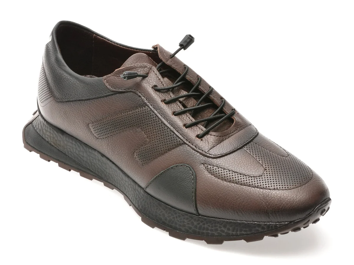 Pantofi Sport Bite The Bullet Maro, OY2030, Din Piele Naturala