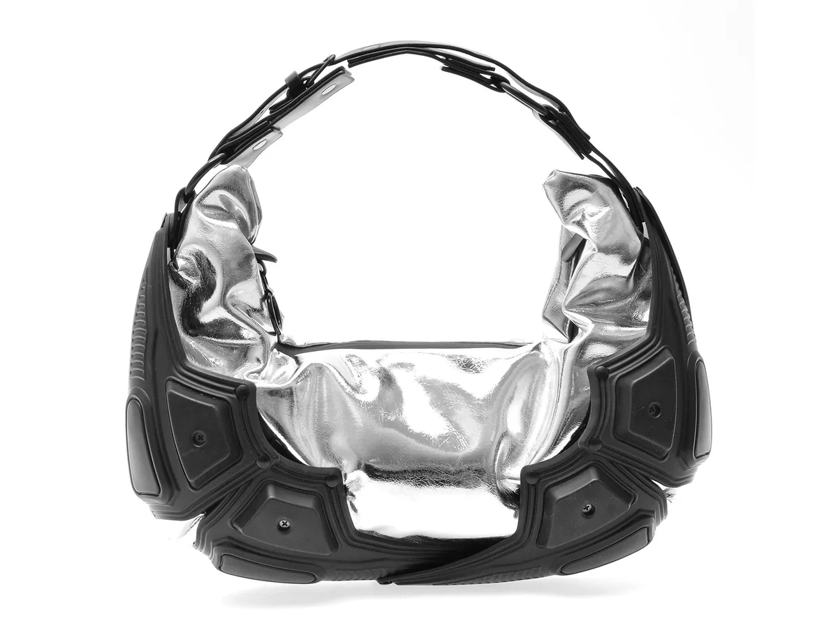 Geanta GRYXX Argintie, 18803, Din Piele Ecologica