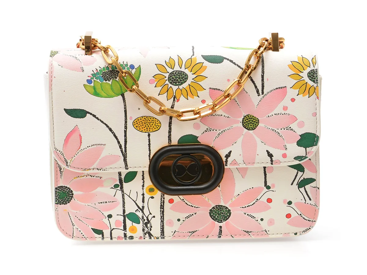 Geanta Epica Alba, 632, Din Piele Ecologica