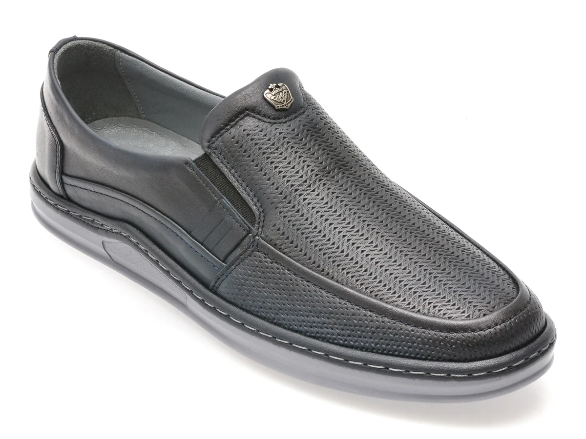 Mocasini Bite The Bullet Bleumarin, NR2204, Din Piele Naturala