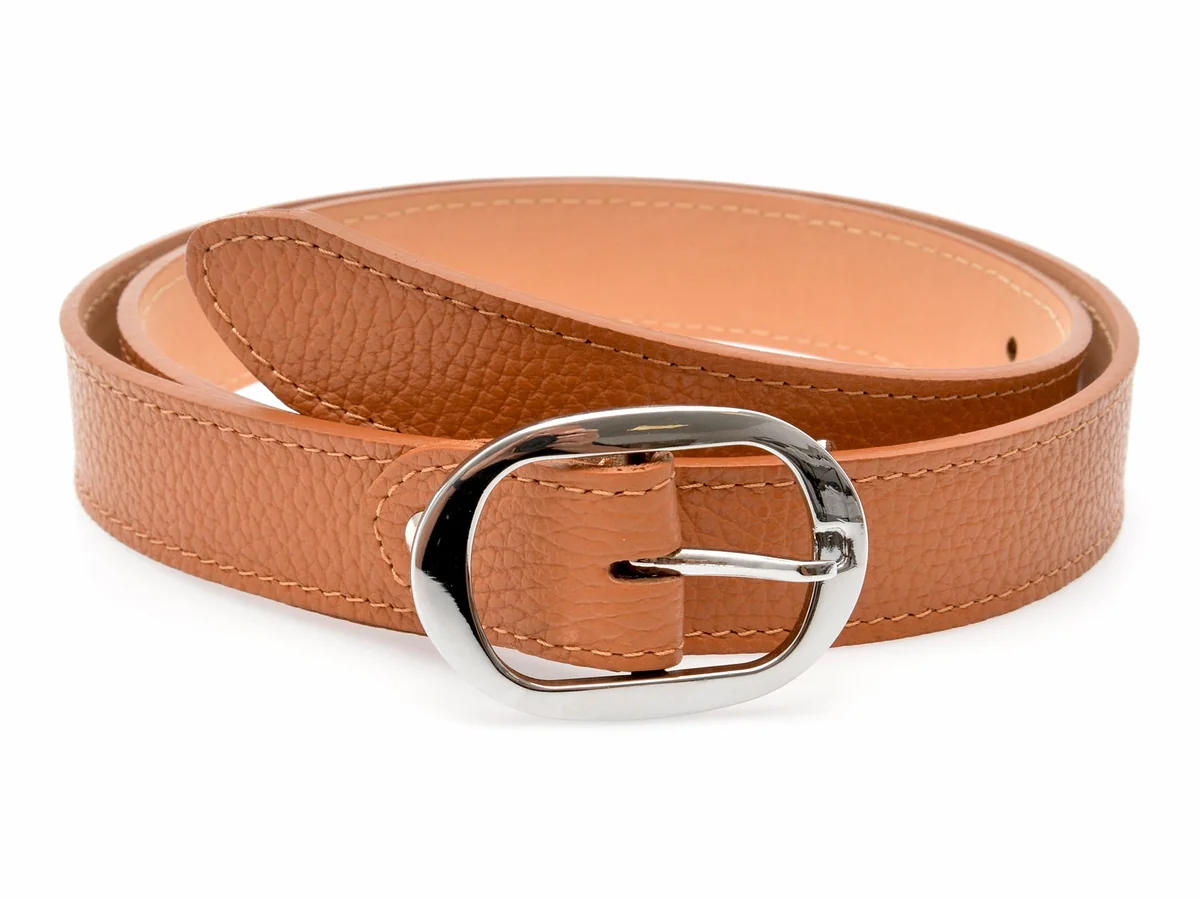 Curea Epica Maro, F32, Din Piele Naturală