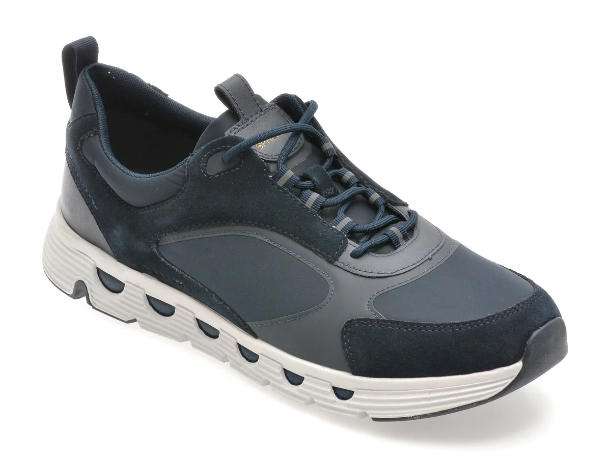 Pantofi Sport Geox Bleumarin, U46HRA, Din Material Textil