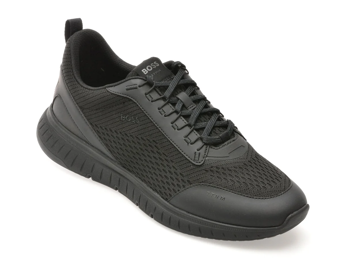 Pantofi Sport BOSS Negri, 6509, Din Material Textil