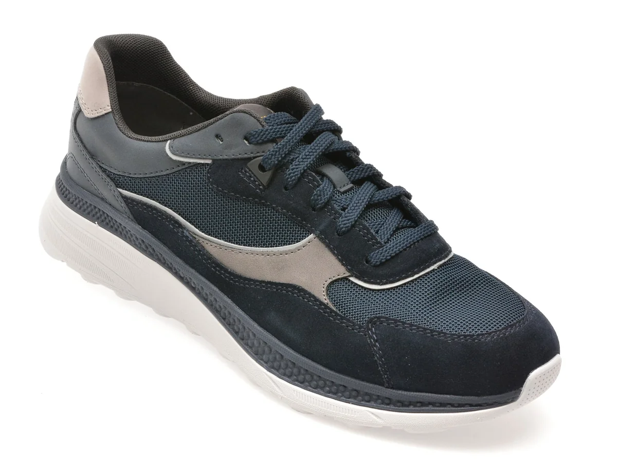 Pantofi Sport Geox Bleumarin, U55HUA, Din Material Textil