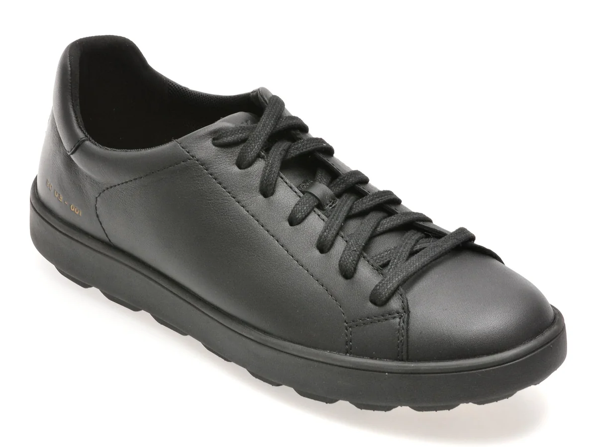 Pantofi Sport Geox Negri, U45GPC, Din Piele Naturală
