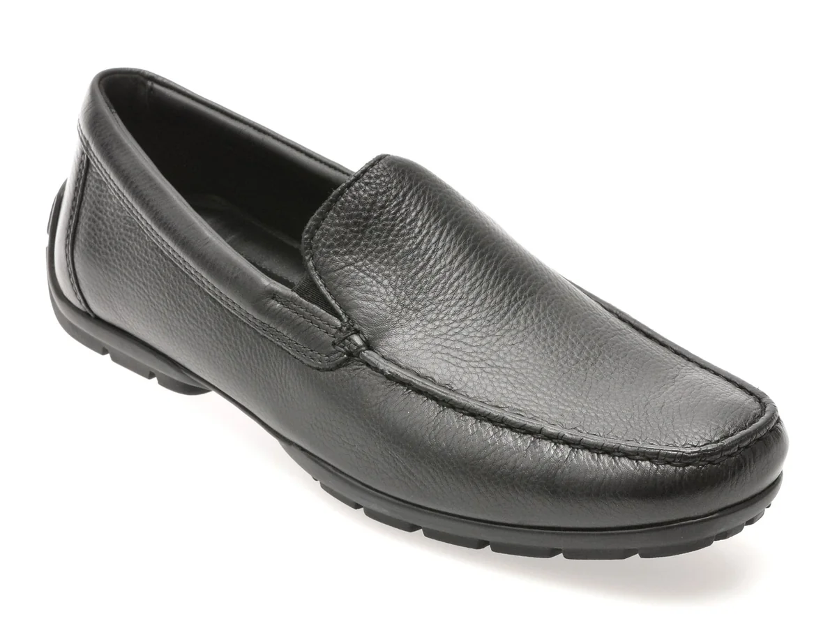 Mocasini Geox Negri, U72Q6A, Din Piele Naturala