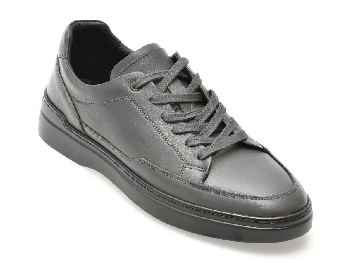 Pantofi Sport Bite The Bullet Gri, HS091, Din Piele Naturala