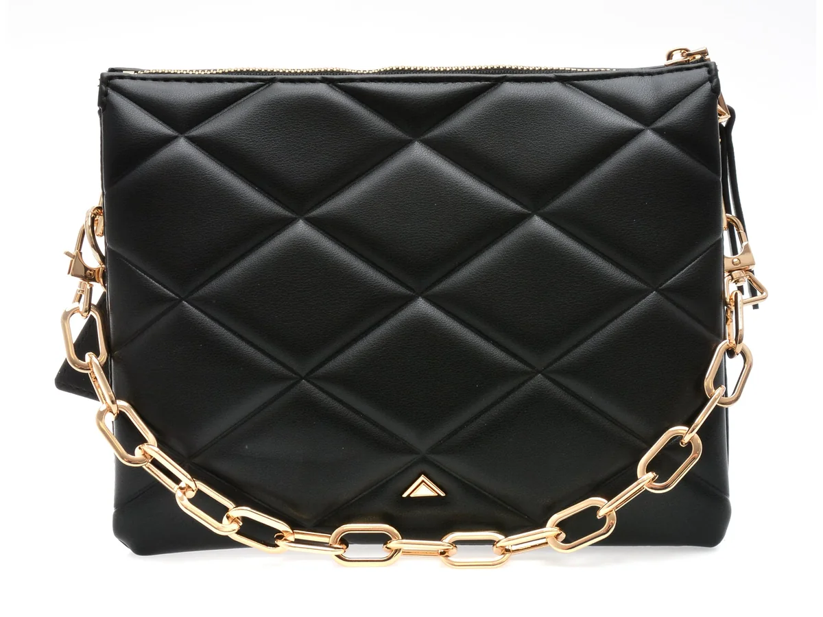 Geanta ALDO Neagra, SOFTQUILT 001, Din Piele Ecologica