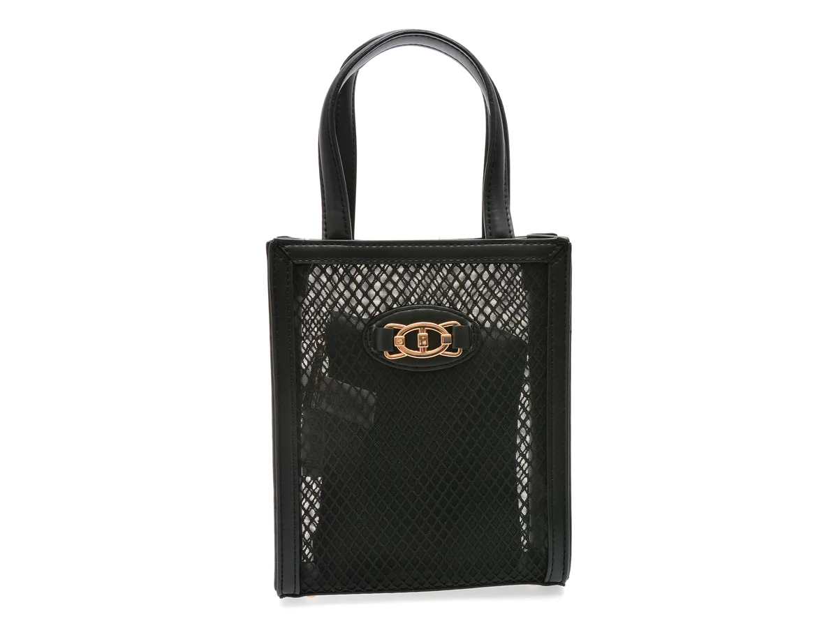 Geanta Aldo Neagra, Adelia 001, Din Material Textil