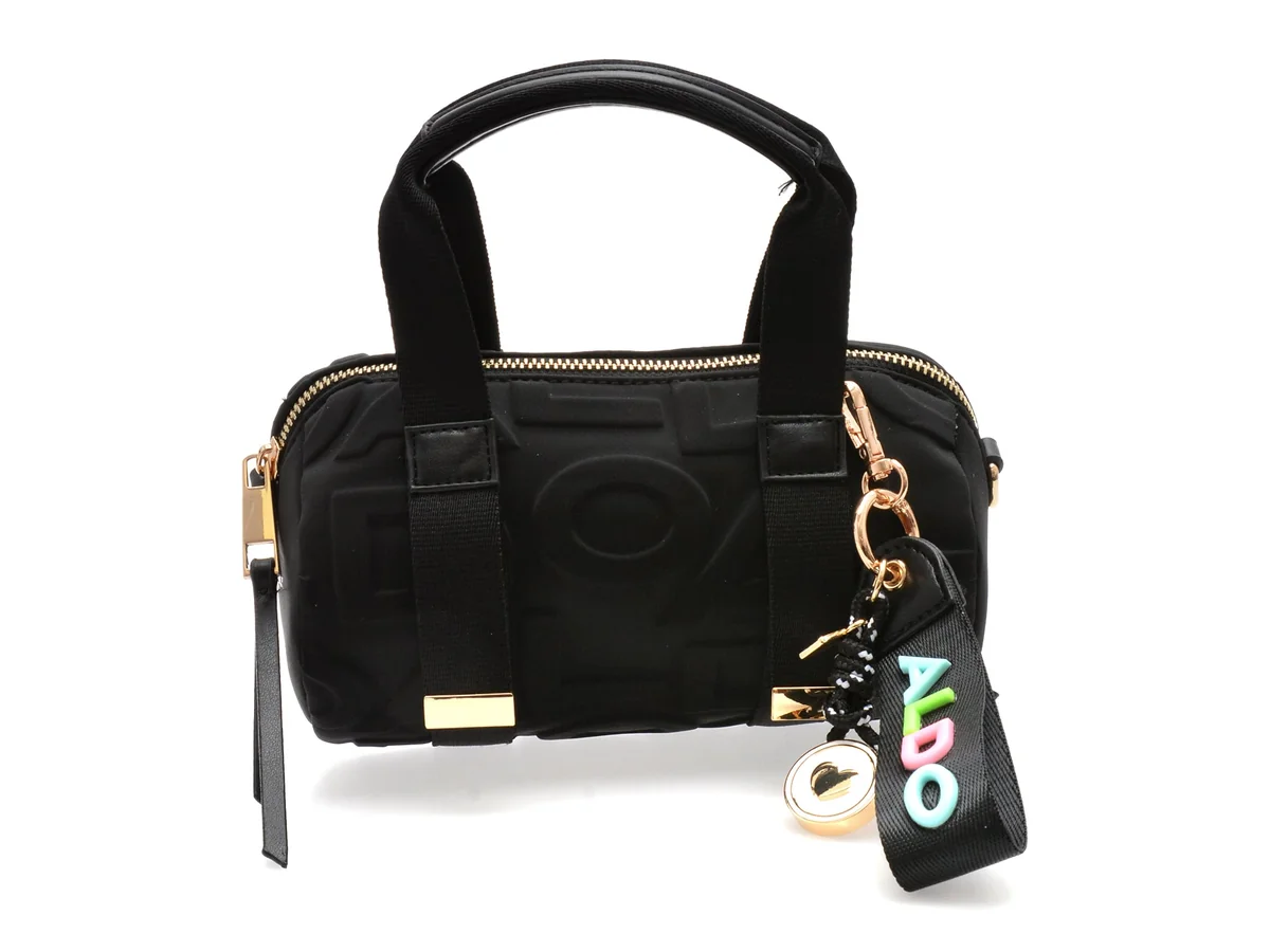 Geanta ALDO Neagra, ZAHRAH 001, Din Material Textil