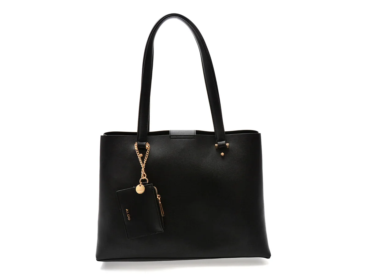 Geanta Aldo Neagra, KORER 001, Din Piele Ecologica